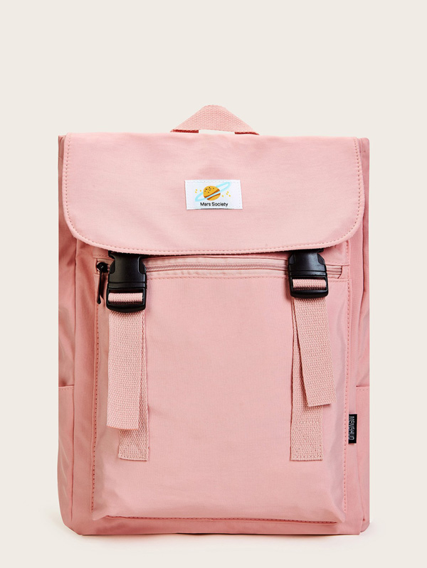 Double Release Buckle Front Backpack
